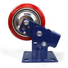 6 inch heavy duty rigid spring loaded casters